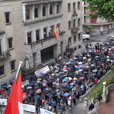 Manifestación Bilbao 09/05/2023